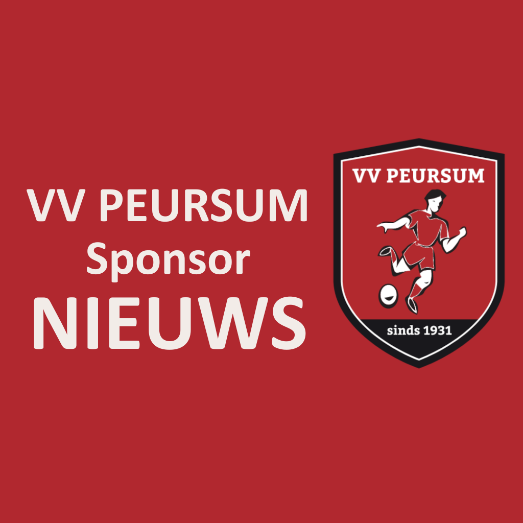 Teams in het nieuw dankzij onze sponsoren