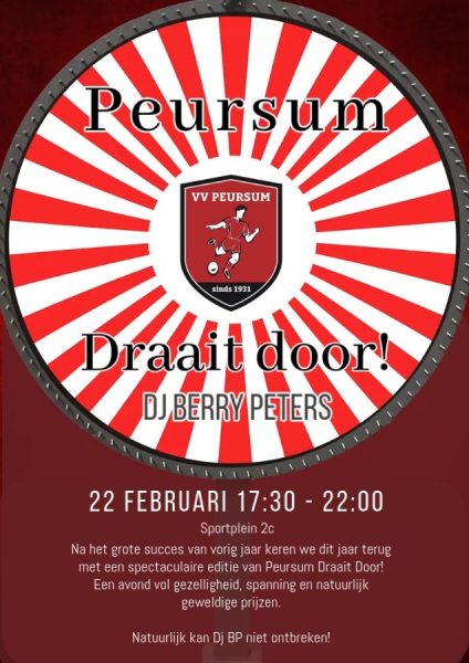 Peursum Draait Door! Met DJ Berry Peters