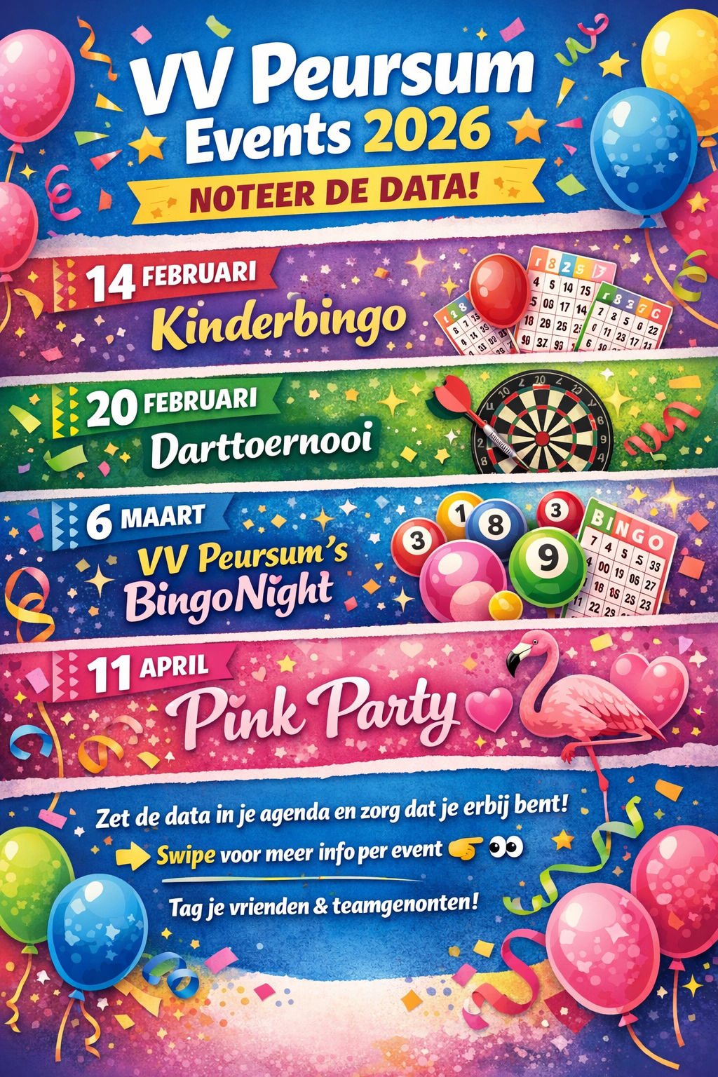 🎉VV Peursum Events 2026 🎉